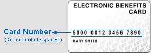 ebt cardholder number